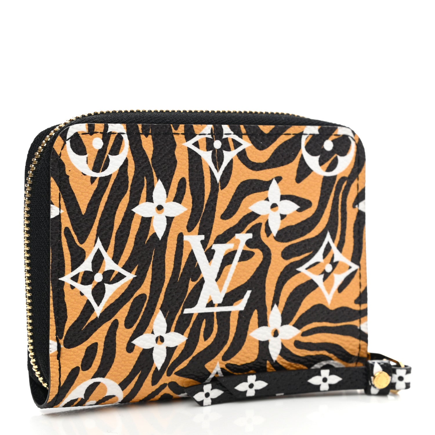 Louis Vuitton Monogram Giant Jungle Zippy Coin Purse Black 3 of 8