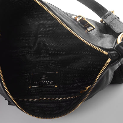 Prada Buffalo Shoulder Bag Nero Black 5 of 8