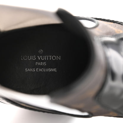 Louis Vuitton Patent Monogram Limitless Ankle Boots 39 Black 15 of 22
