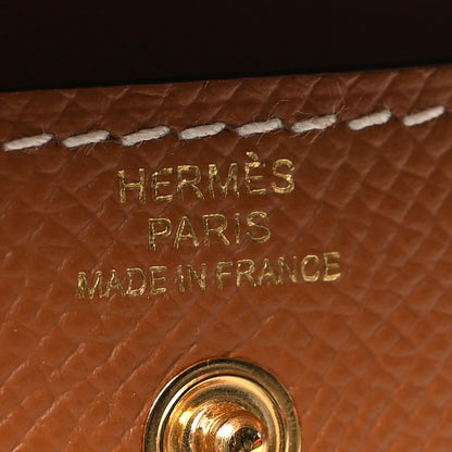 Hermes Epsom Kelly Pocket Belt Gold 6 of 7