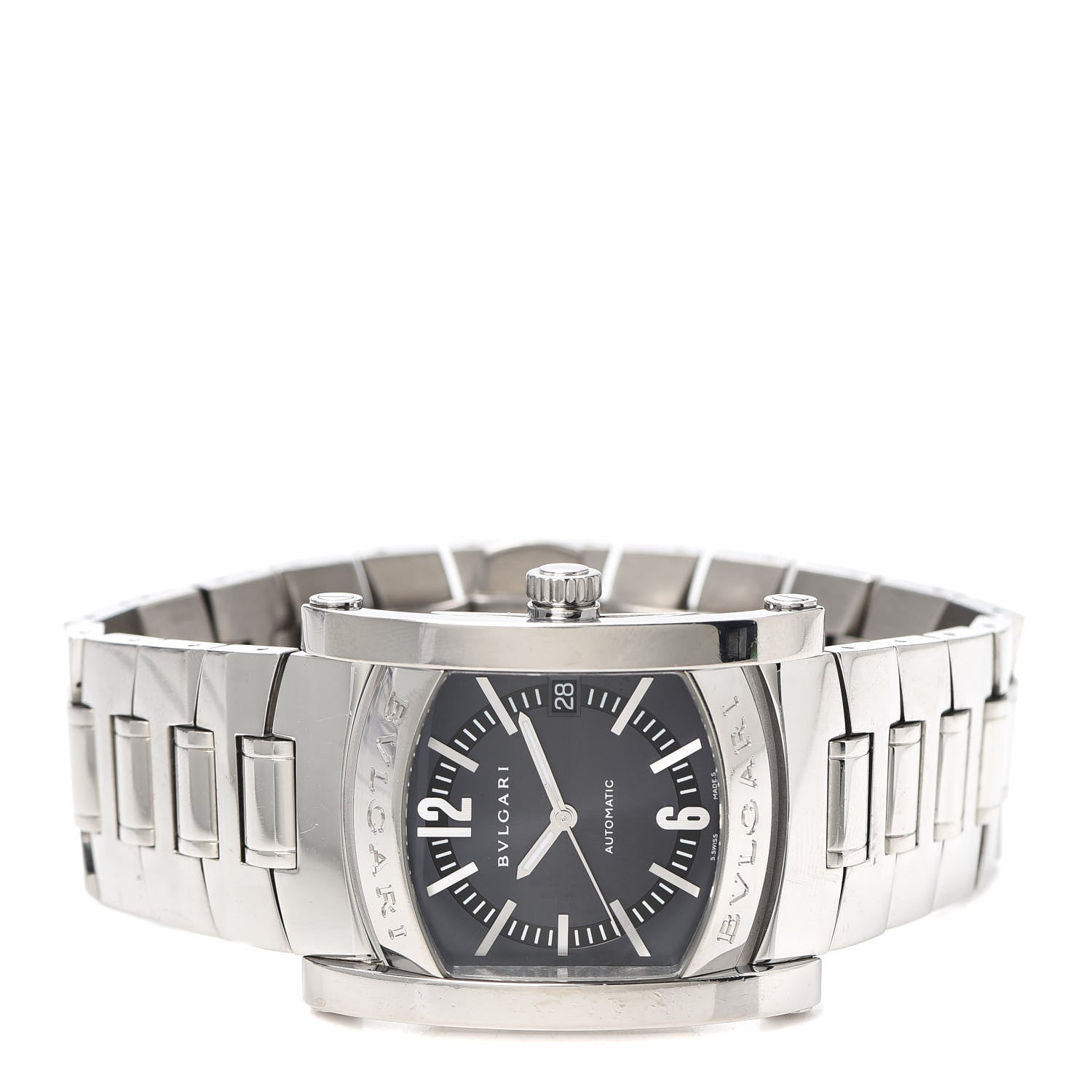 Bulgari Stainless Steel 35mm Assioma Automatic Watch Black 2 of 5