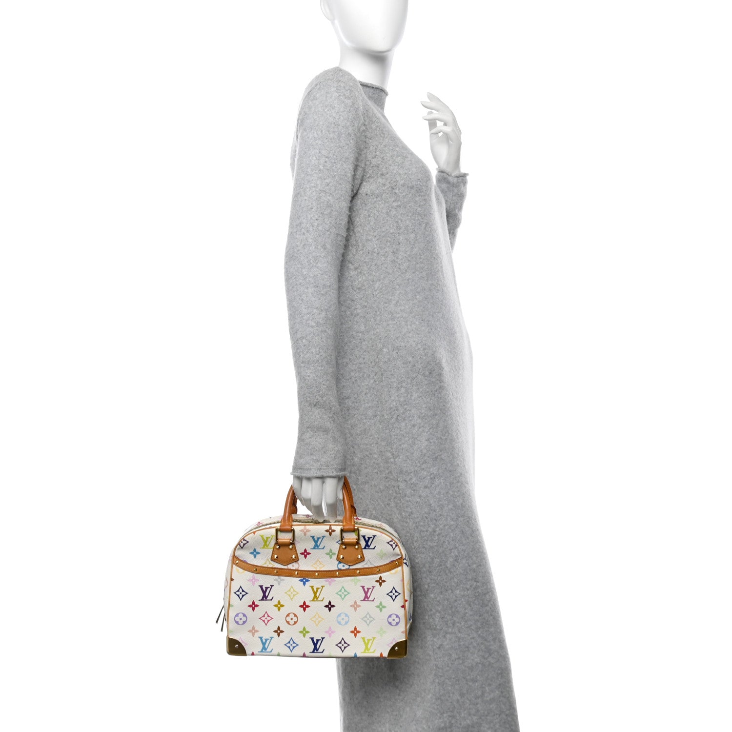 Louis Vuitton Monogram Multicolor Trouville White 2 of 9