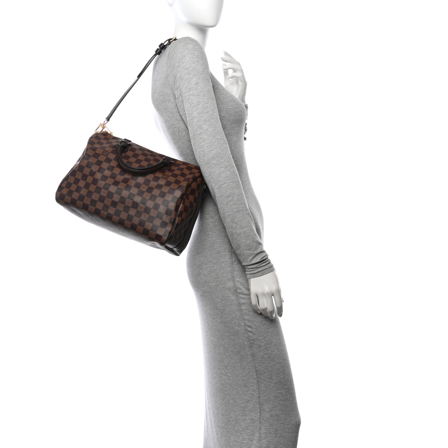 Louis Vuitton Damier Ebene Speedy Bandouliere 30 2 of 9
