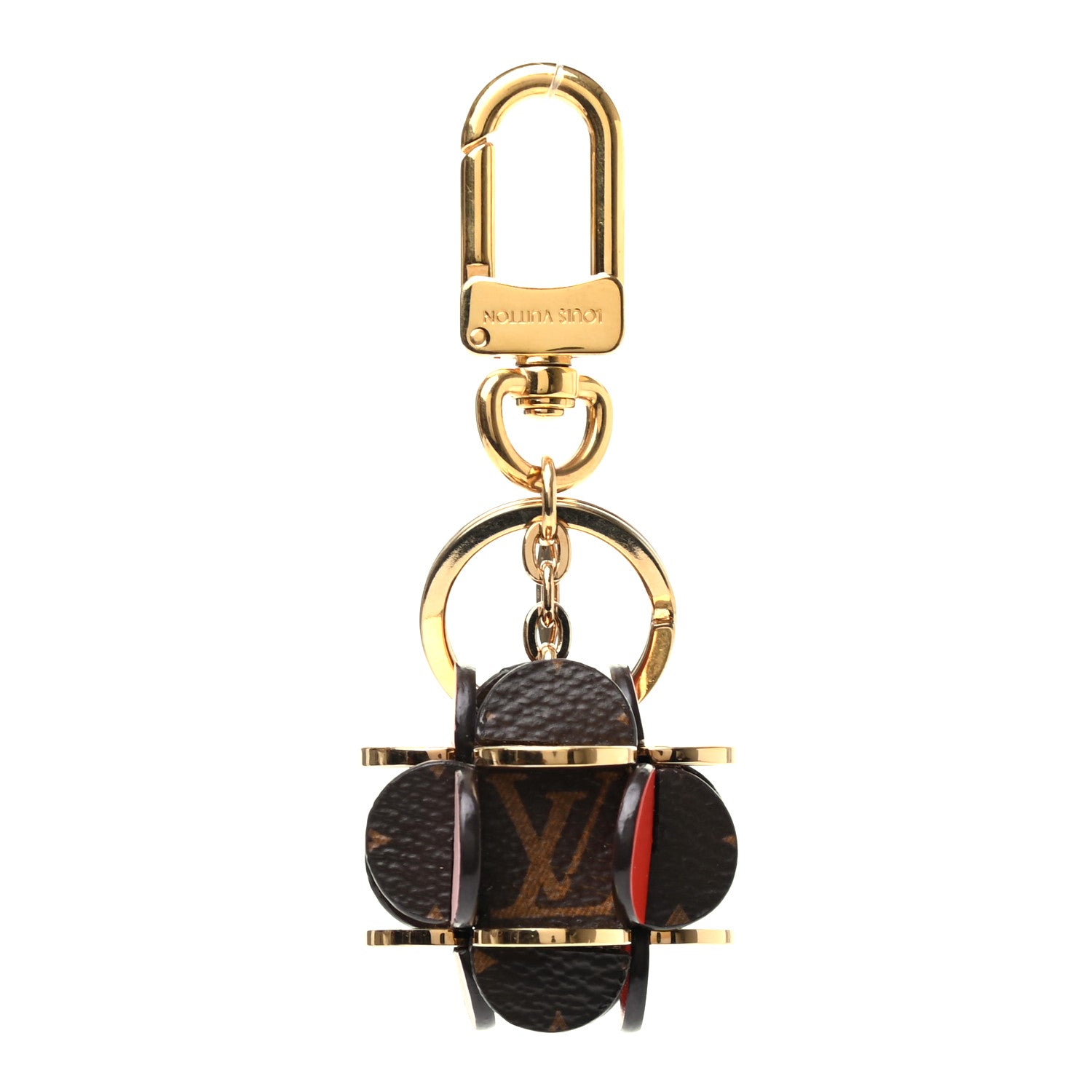 Louis Vuitton Monogram Flowering Bag Charm Key Ring 1 of 5