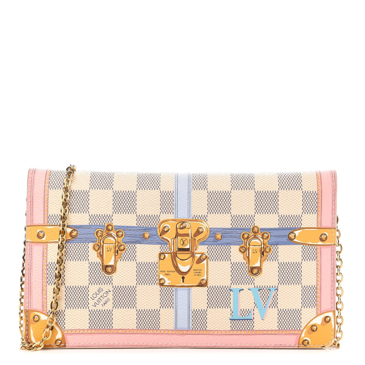 Damier Azur Summer Trunks Pochette Weekend