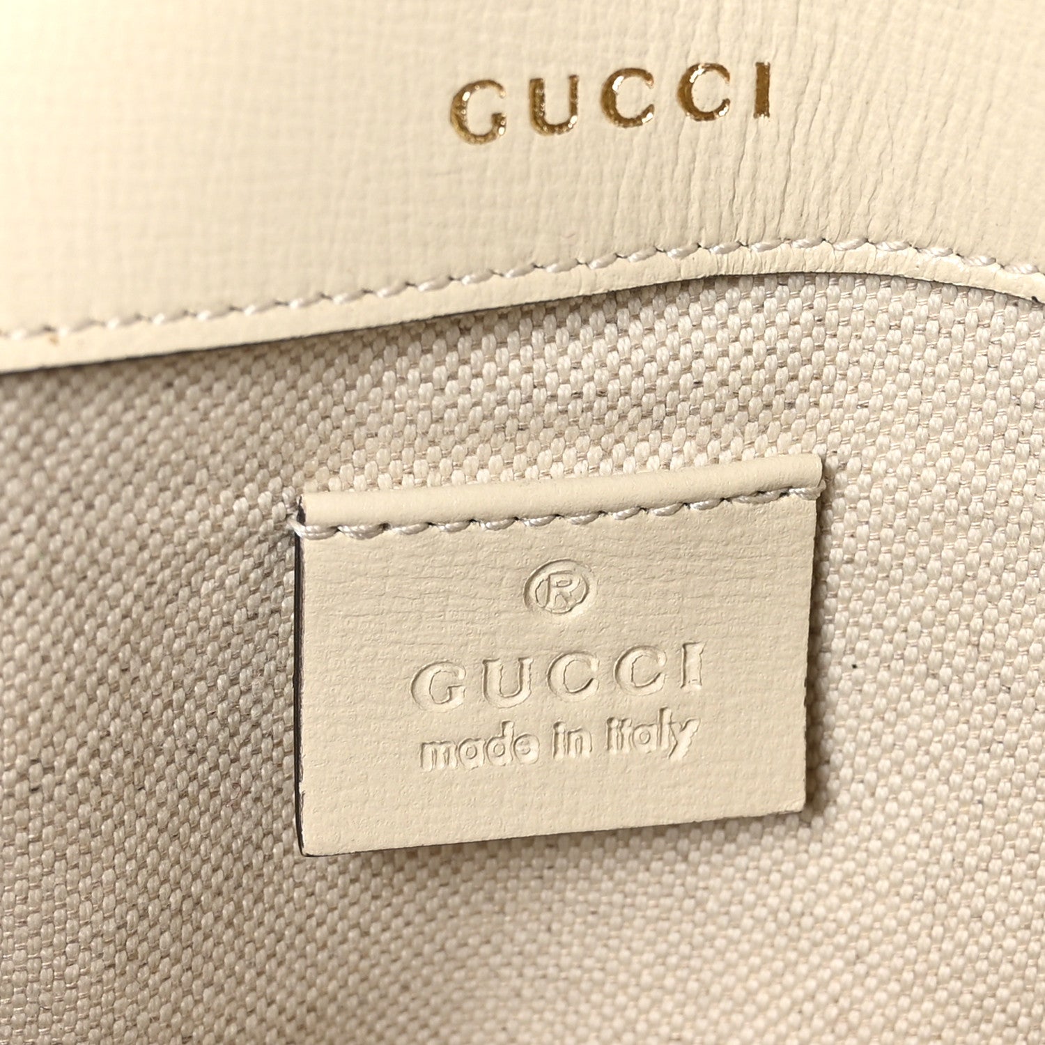 Gucci Azalea Calfskin Web Mini Horsebit 1955 Shoulder Bag Mystic White 6 of 10