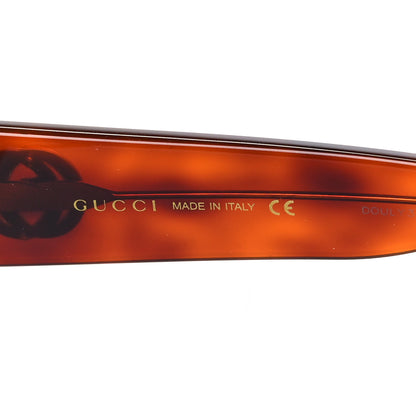 Gucci Acetate Square Frame Sunglasses GG0083S Glitter Pink Multi 5 of 7