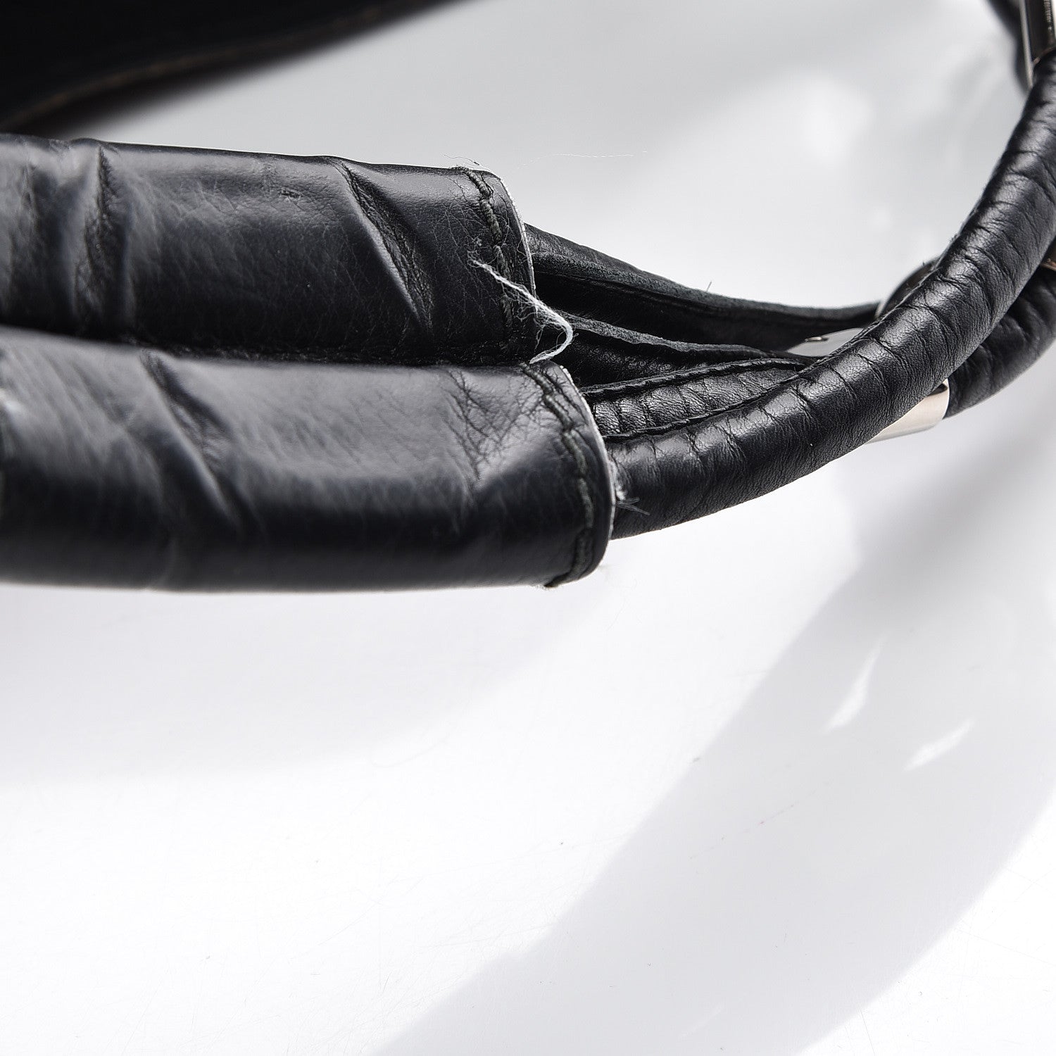 Gucci Calfskin Large Techno Horsebit Hobo Black 19 of 25