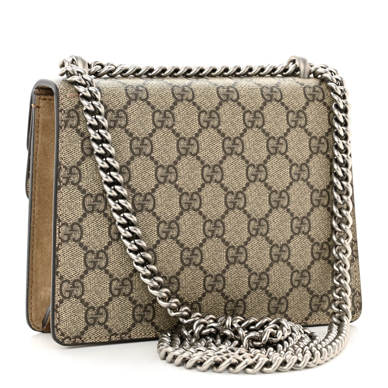 Gucci GG Supreme Monogram Mini Dionysus Shoulder Bag Taupe 3 of 10