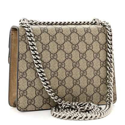 Gucci GG Supreme Monogram Mini Dionysus Shoulder Bag Taupe 3 of 10