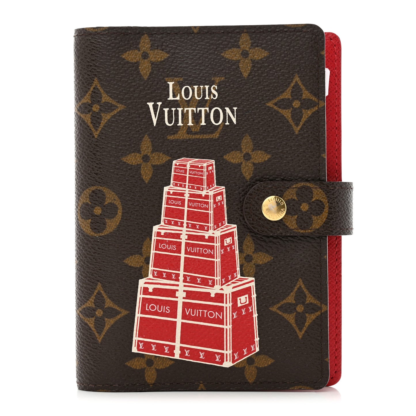 Monogram Malle Empilees Stacked Trunks Small Ring Agenda Cover