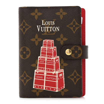 Louis Vuitton Monogram Malle Empilees Stacked Trunks Small Ring Agenda Cover 1 of 7