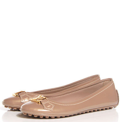 Louis Vuitton Patent Calfskin Oxford Ballerina Flats 36.5 Rose Poudre 3 of 7