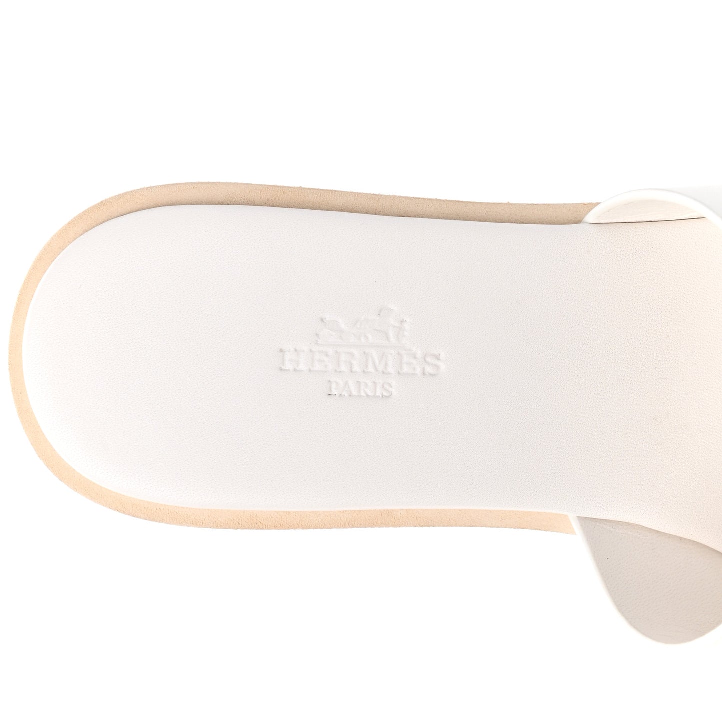 Calfskin Cork Eze 30 Sandals 37 White