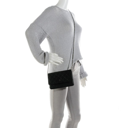 Chanel Caviar Quilted Wallet On Chain WOC Black 2 of 8