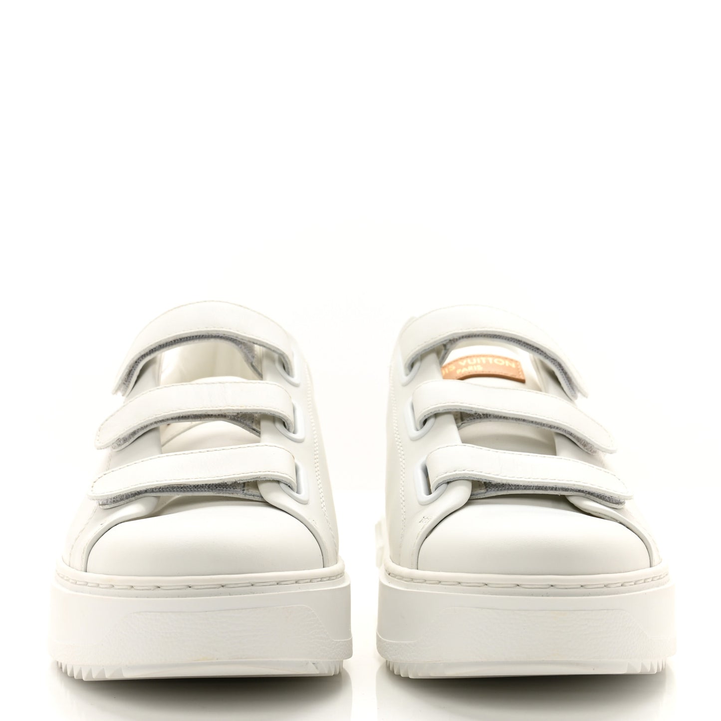 Lambskin Monogram Time Out Sneakers 39 White