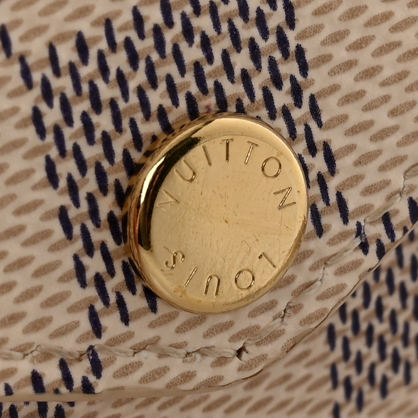 Damier Azur Pochette Felicie Chain Wallet Rose Ballerine