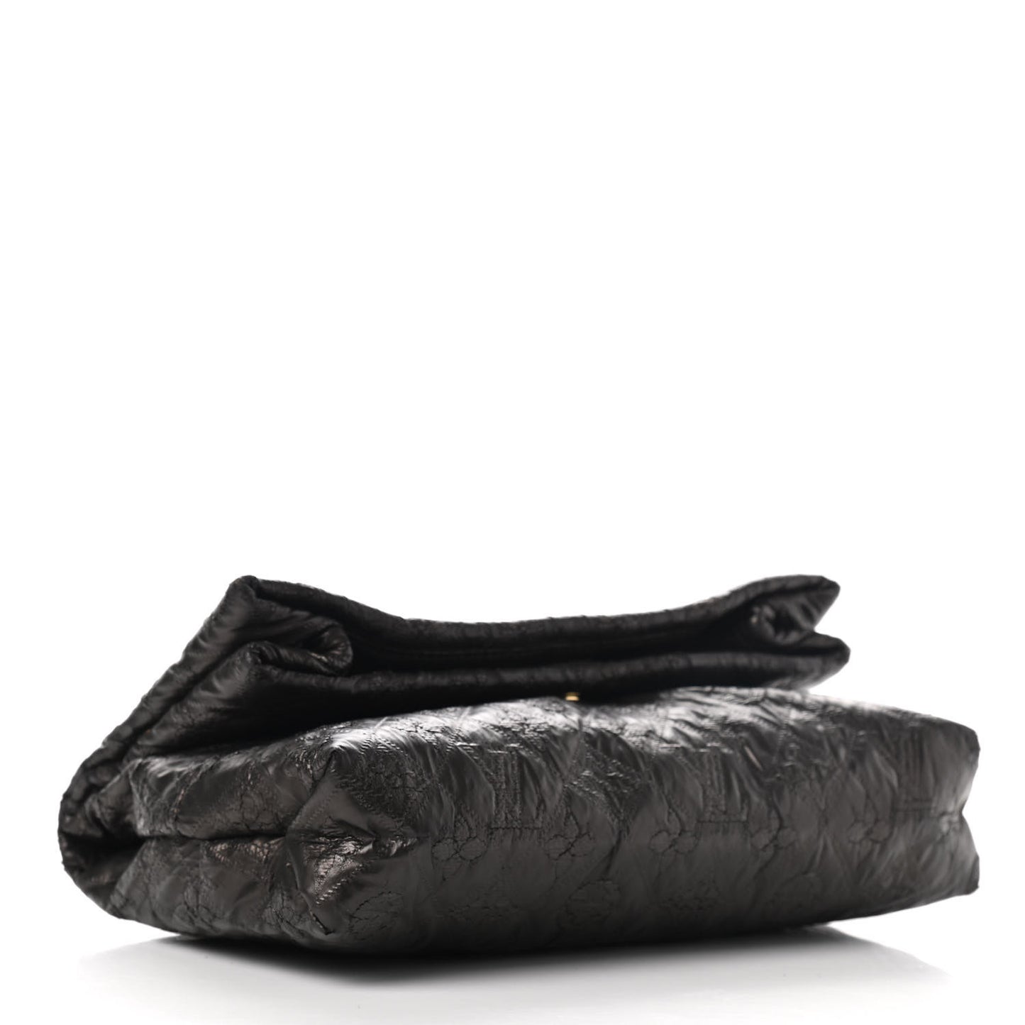 Jacquard Quilted Monogram Limelight Clutch PM Black