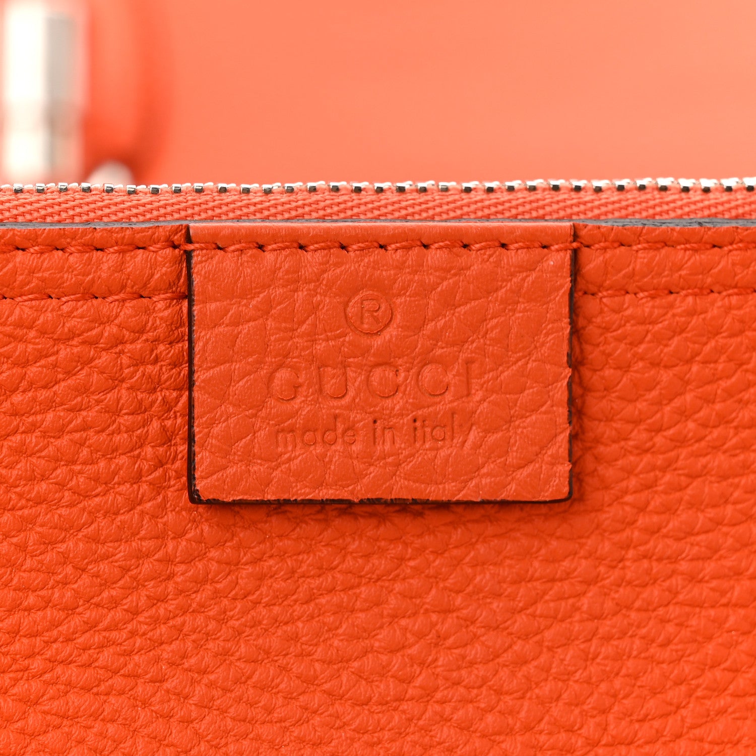 Gucci Soft Grained Calfskin Large Jackie Hobo Orange 7 of 12