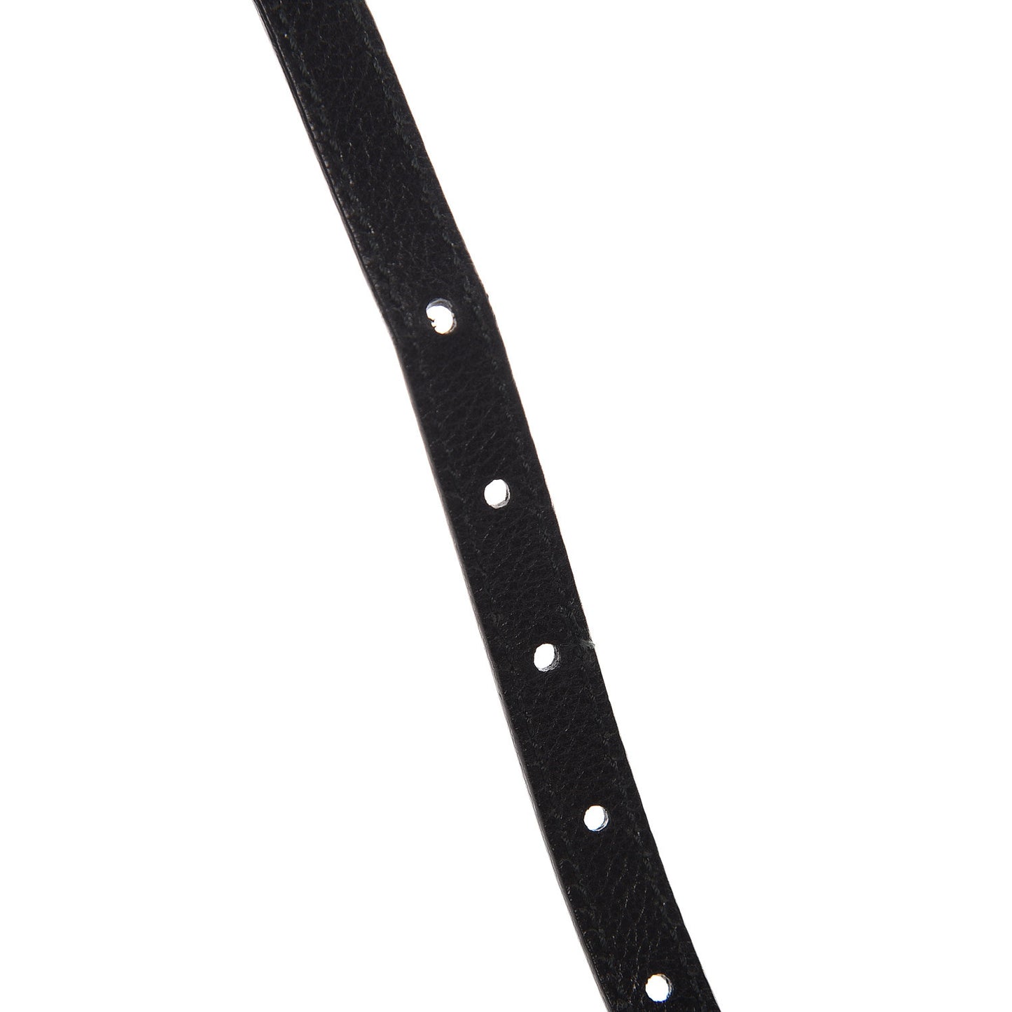 Calfskin Gambler Dice Belt Black