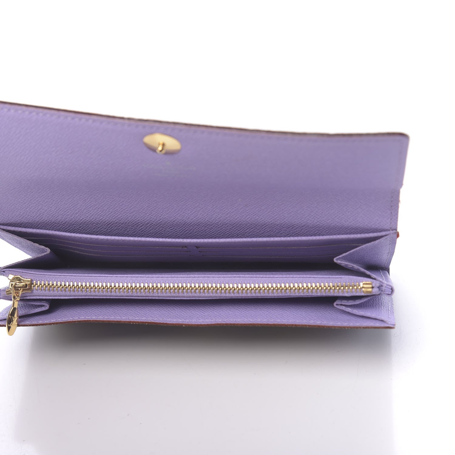 Louis Vuitton Monogram Multicolor Sarah Wallet Black Violet 5 of 7