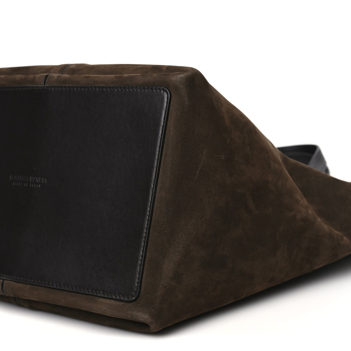 Suede Calfskin Medium Flip Flap Tote Fondant