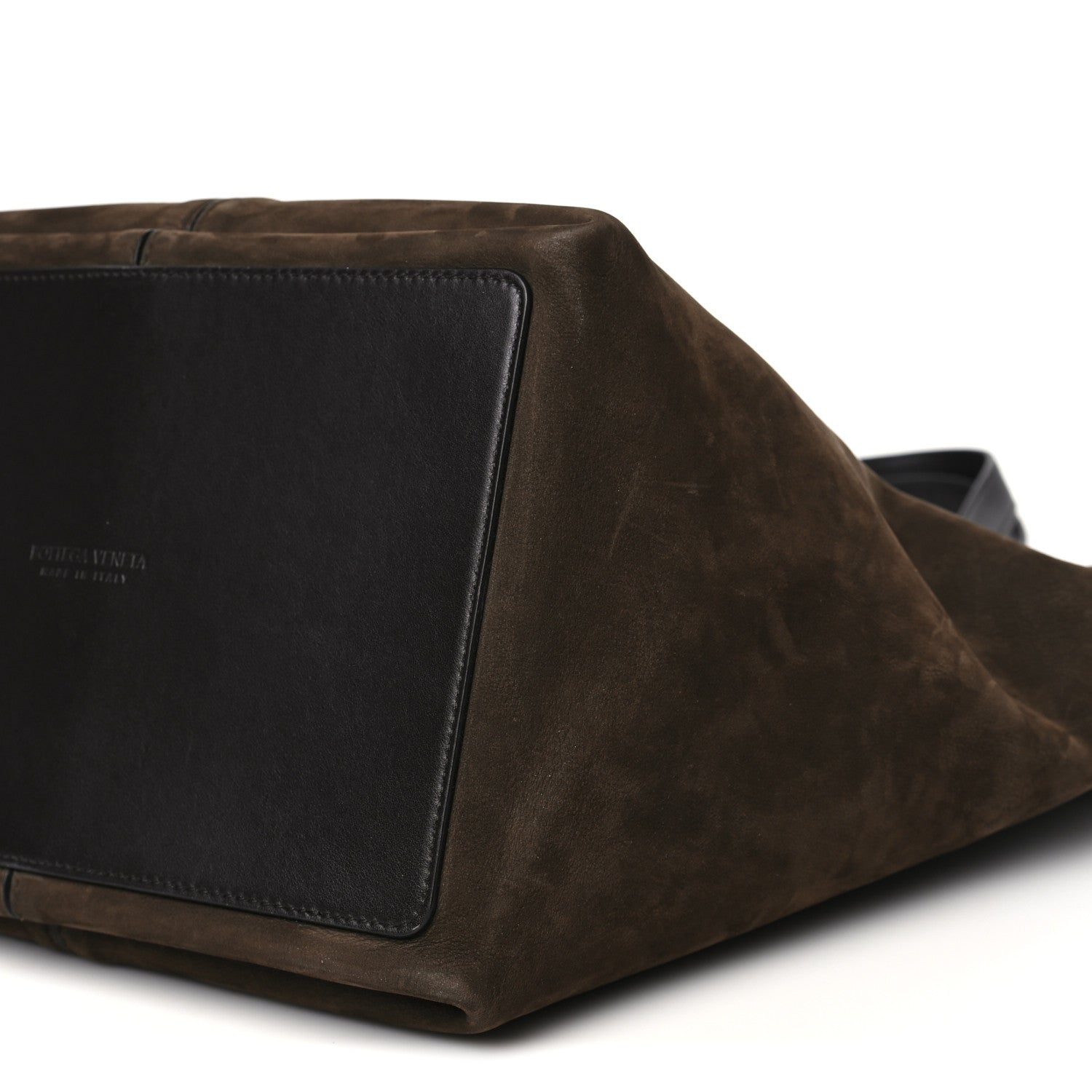 Bottega Veneta Suede Calfskin Medium Flip Flap Tote Fondant 9 of 10