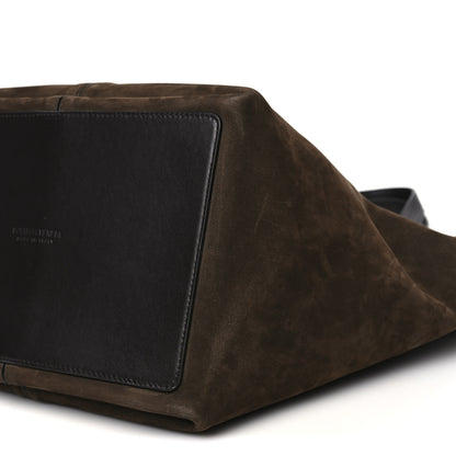 Bottega Veneta Suede Calfskin Medium Flip Flap Tote Fondant 9 of 10