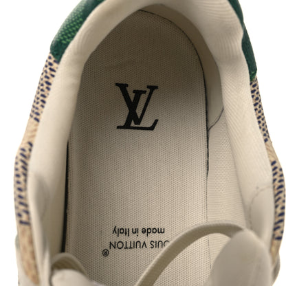 Louis Vuitton Damier Grained Calfskin Monogram Mens LV Trainer Sneakers 4 Green 8 of 8
