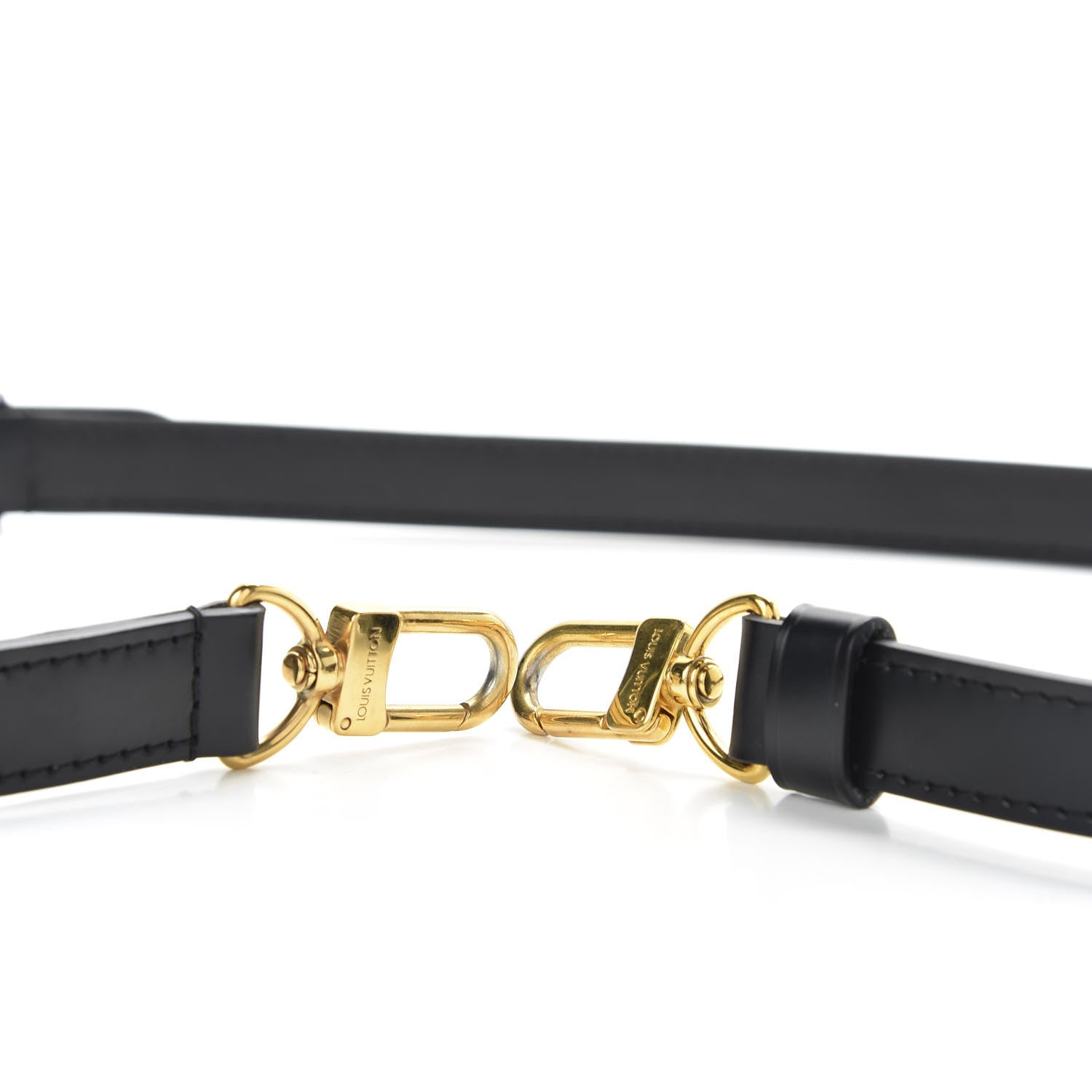 Louis Vuitton Calfskin World Tour Adjustable Speedy Bandouliere Shoulder Strap Black 5 of 5