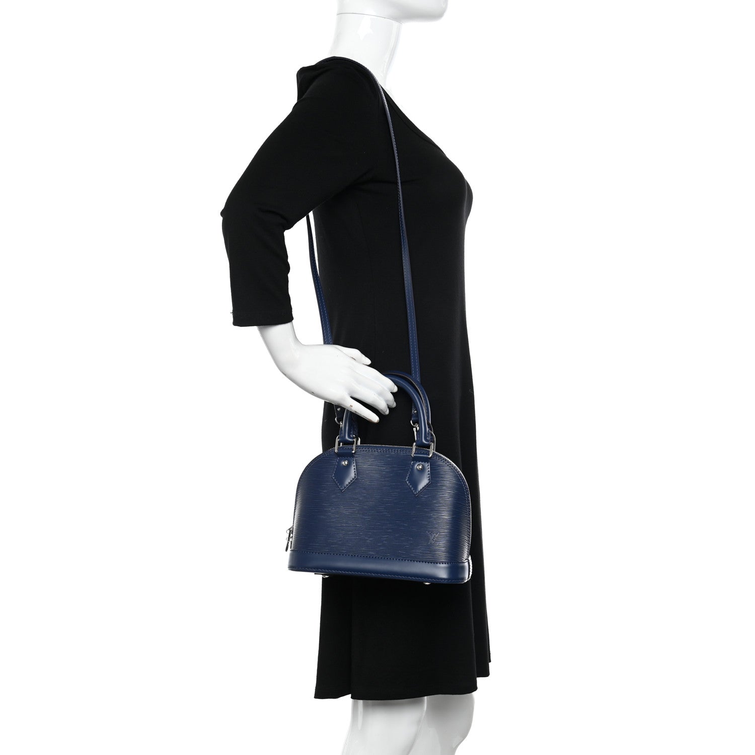 Louis Vuitton Epi Alma BB Indigo 2 of 9