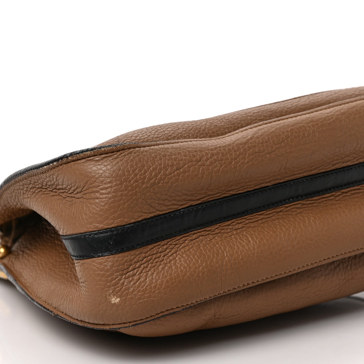 Grained Calfskin Small Hayley Hobo Nut