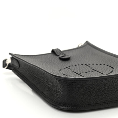 Hermes Taurillon Clemence Evelyne TPM Black 10 of 11