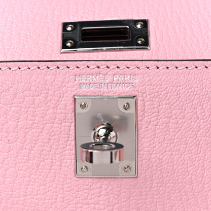 Hermes Chevre Mysore Mini Kelly Sellier 20 Rose Sakura 6 of 10