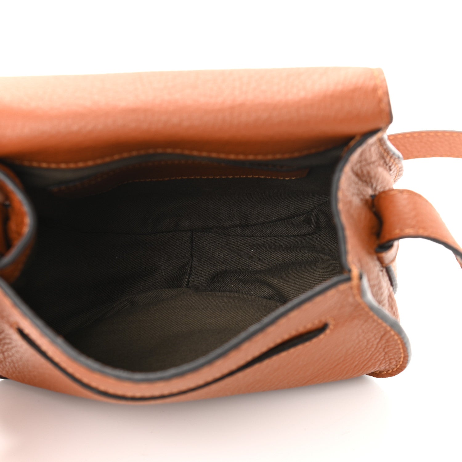 Chloe Calfskin Mini Marcie Round Crossbody Bag Tan 4 of 10