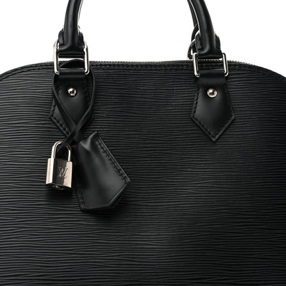 Louis Vuitton Metallic Epi Alma PM Black Silver 8 of 12