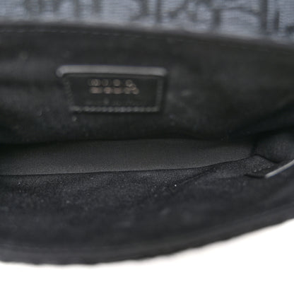 Christian Dior HOMME Oblique Canvas Flap Messenger Black 5 of 9