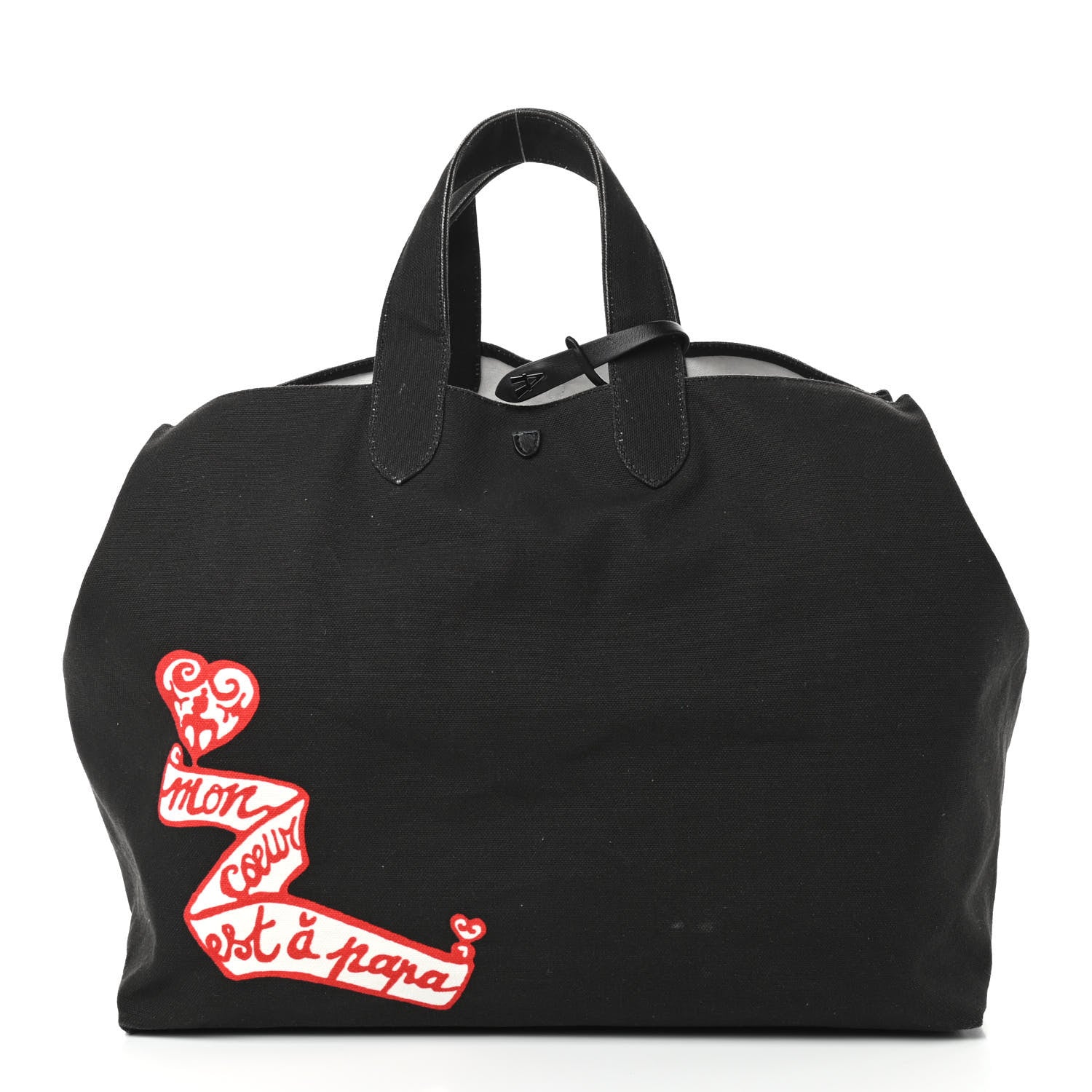 Alaia Canvas Large Frida 36 Tote Black 3 of 15