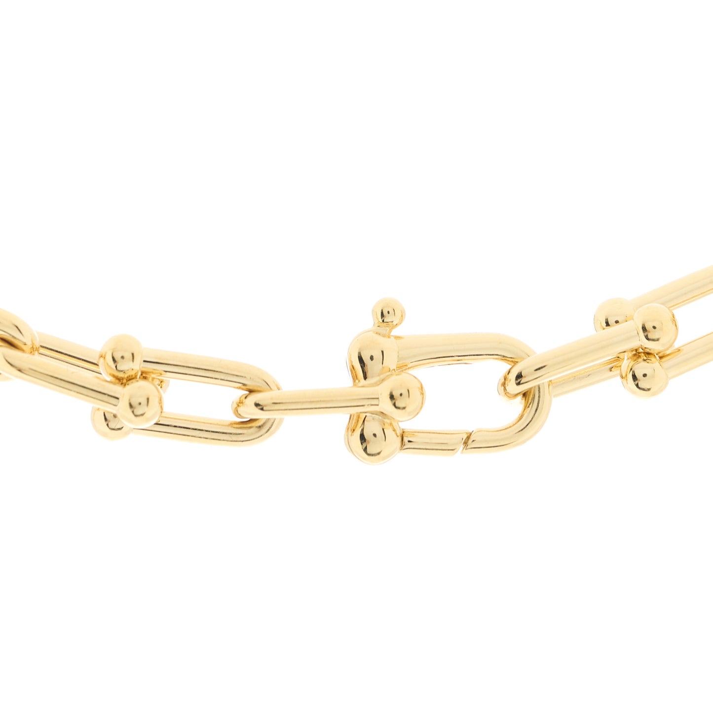 18K Yellow Gold Hardwear Graduated Link Necklace