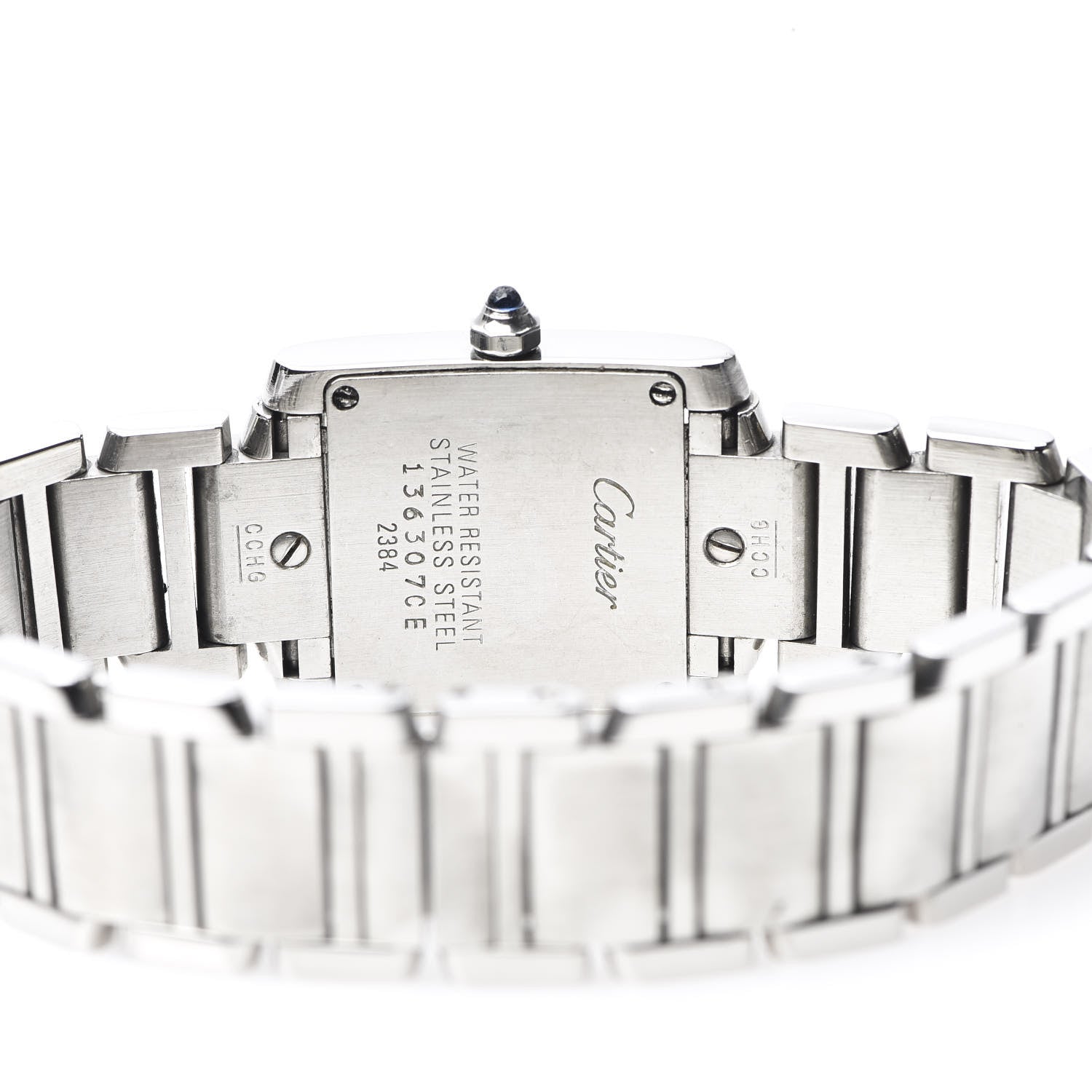 Cartier Stainless Steel 20mm Tank Francaise Quartz Watch 5 of 9