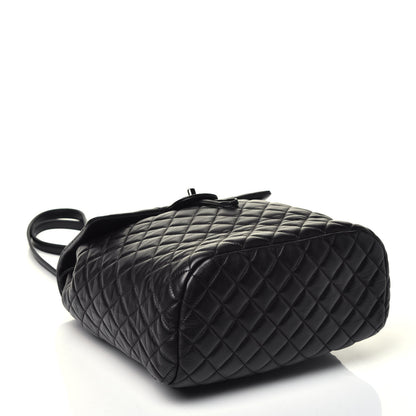 Chanel Lambskin Quilted Large Urban Spirit Backpack Black 4 of 9