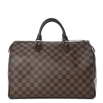 Louis Vuitton Damier Ebene Speedy 35 1 of 10