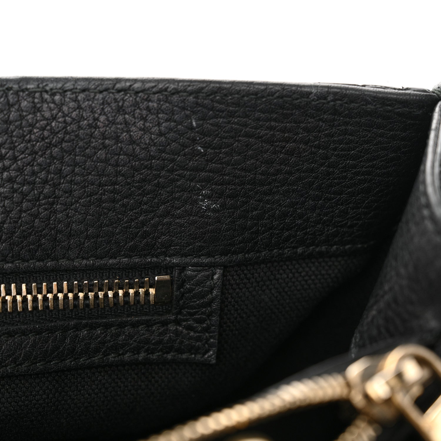 Gucci Pebbled Calfskin Medium Bamboo Shopper Tote Black 13 of 16