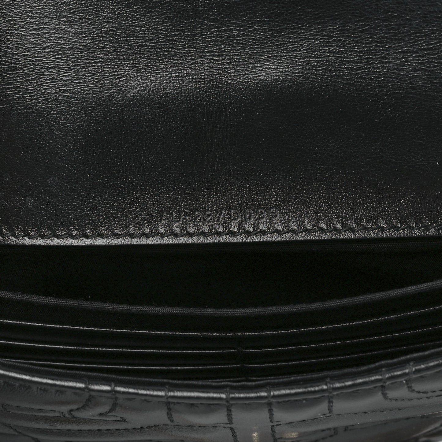 Calfskin Quilted Gancini Mini Bag Black