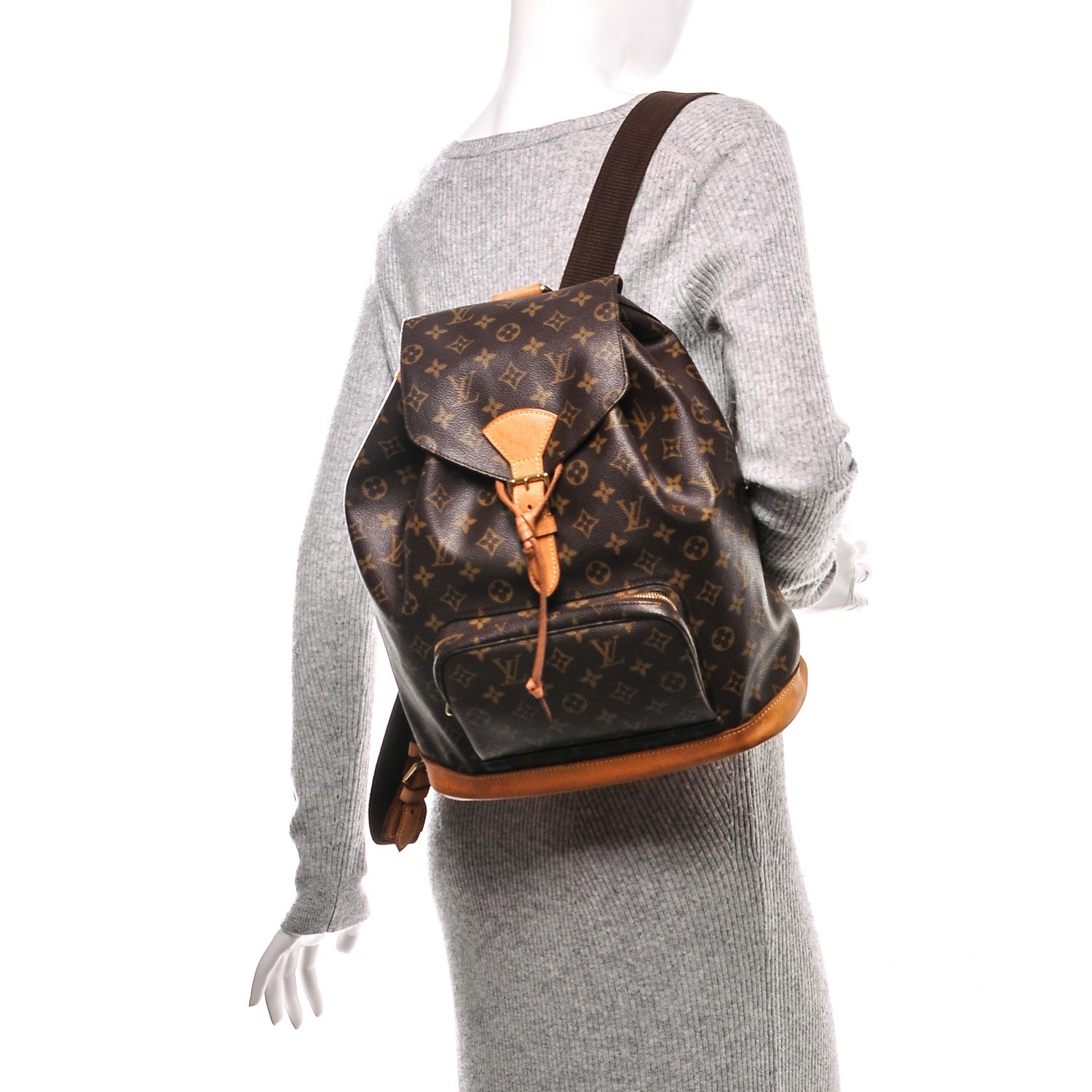 Louis Vuitton Monogram Montsouris GM Backpack 2 of 7