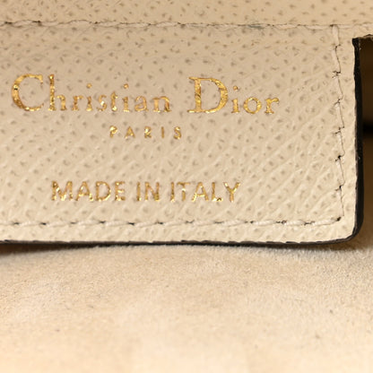 Christian Dior Grained Calfskin Saddle Bag White 6 of 15
