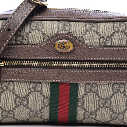 Gucci GG Supreme Monogram Web Mini Ophidia Shoulder Bag Brown 11 of 11