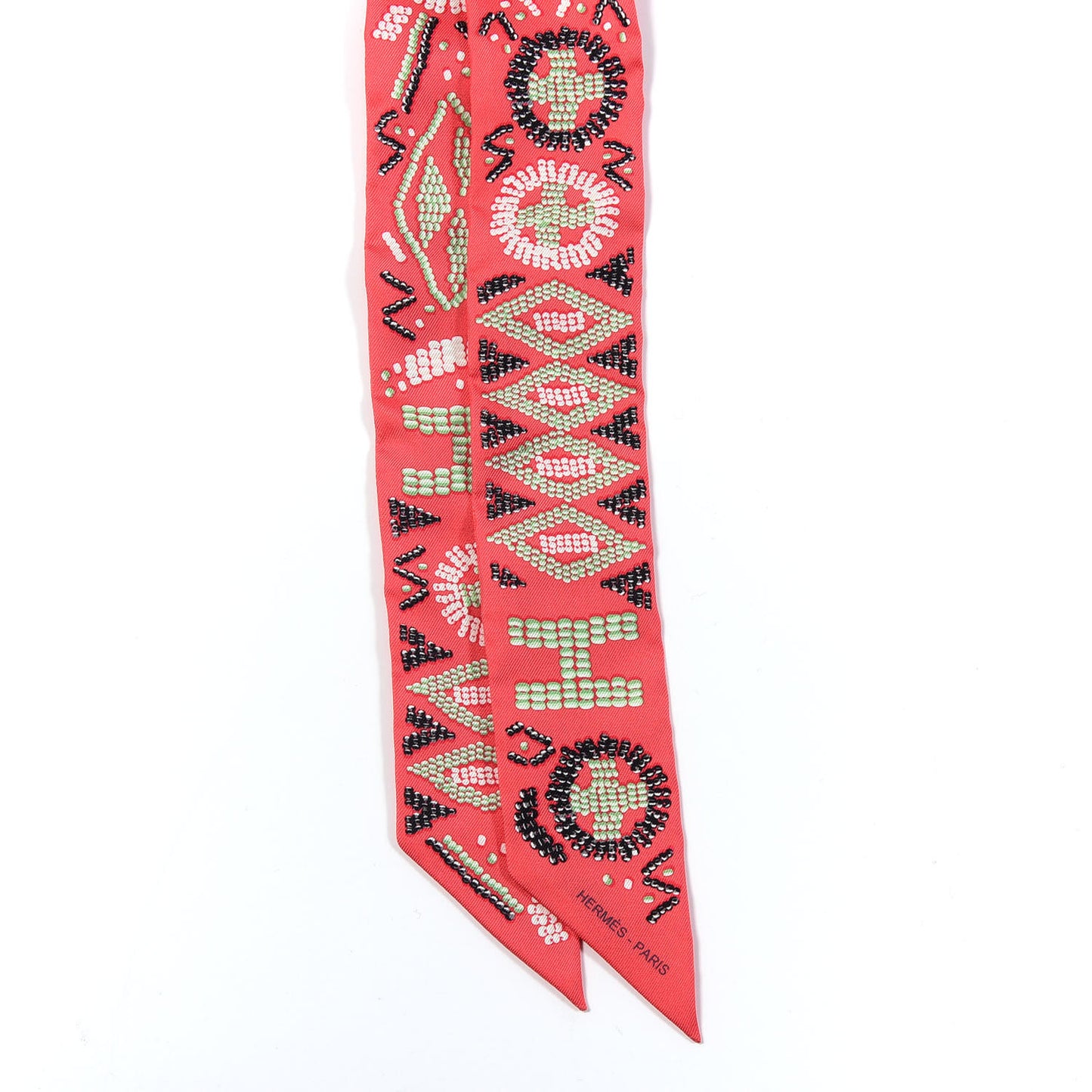 Silk Kelly En Perles Twilly Rose Vert Black