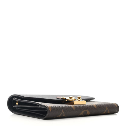 Louis Vuitton Monogram Pallas Compact Wallet NM Black 4 of 9