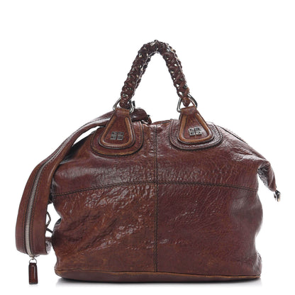 Givenchy Wrinkled Lambskin Medium Chain Wrap Nightingale Brown 1 of 10